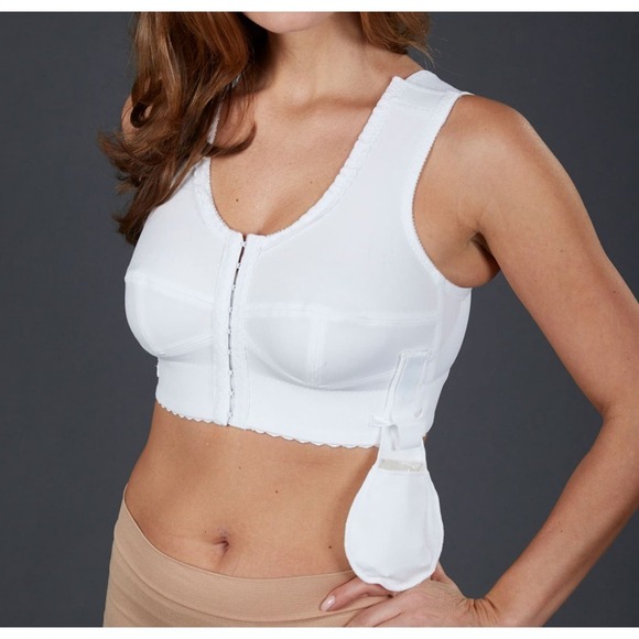 First Choice by Advantage Postsurgical Mammary Compression Bra Size Large White - Picture 2 of 4